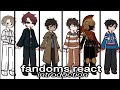 Fandoms React To Eachother INTRO Good Omens Supernatural Batman Hannibal Heated Rivalry Sfawtde
