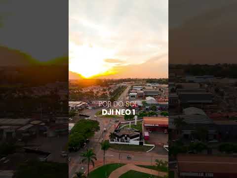 Esse pôr do sol em Bela Vista de Goiás feito com DJI NEO 😍 #dronefpv #dronefly #dji #djineo #drone