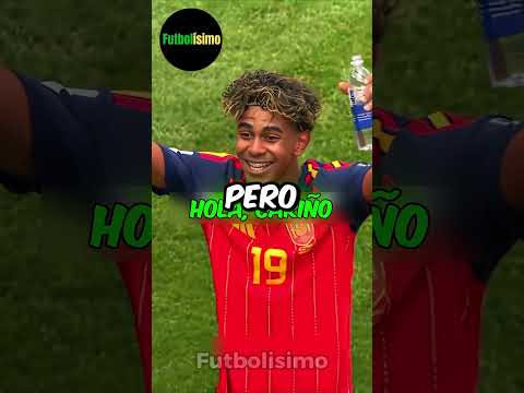 Yamal con su nueva y su ex novia... 🤯😂