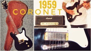Video thumbnail for Gibson, you should reissue this amazing Epiphone!! 1959 CORONET with NEW YORK Pickup. by Johan Segeborn