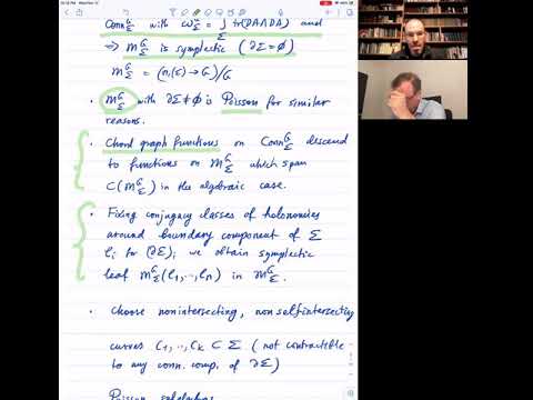 Nicolai Reshetikhin |Superintegrable systems on moduli spaces of flat connections over a surface 3/4