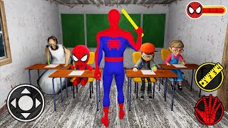 Playing as SpiderMan Teacher in Granny House