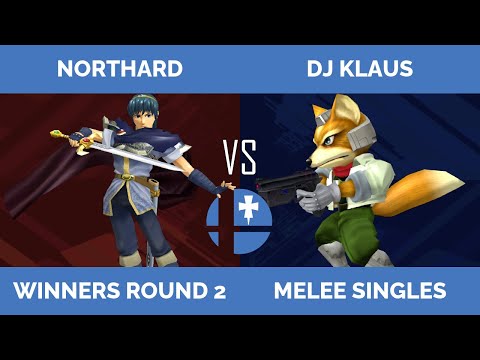 RogaSmash 196: SSBM Winners R2 - Northard (Marth) vs DJ Klaus (Fox)