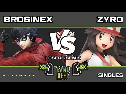Game Nest Smash It Up: Brosinex (Ken/Snake/Wolf) vs Zyro (Joker/Pokemon Trainer) - Losers Semis