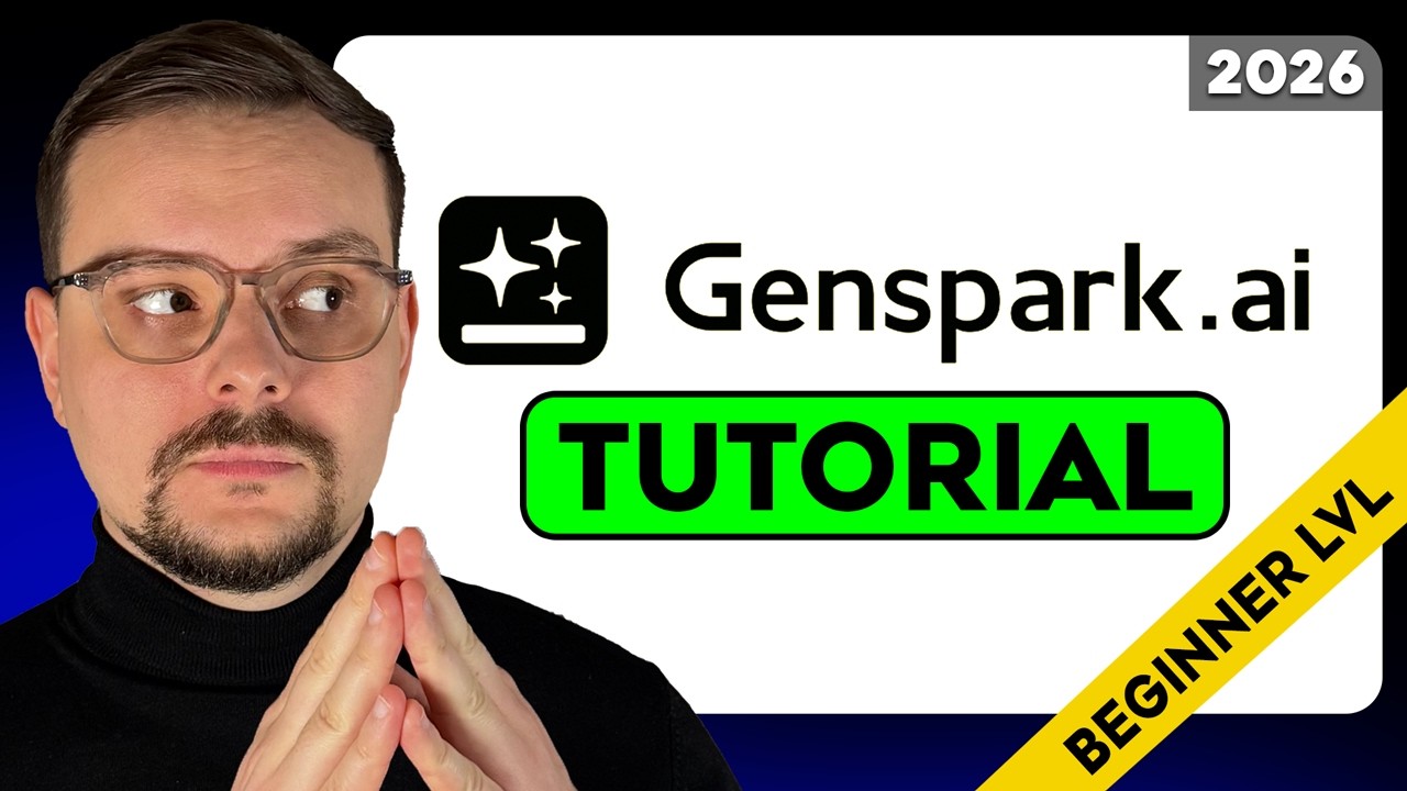 Genspark AI Tutorial - 2026 | How to Create Presentations, Websites, and Spreadsheets