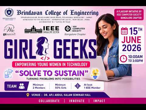 Girl Geeks @ Brindavan College: Inspiring the Next Generation of Women in Tech.