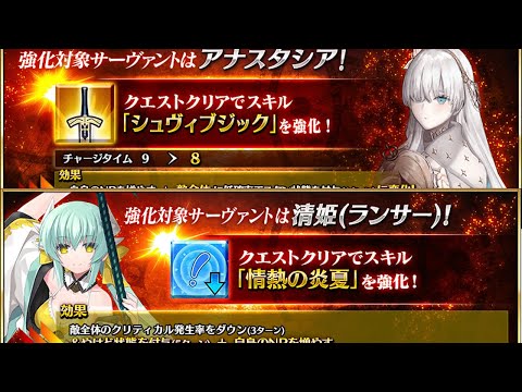 Anastasia and Kiyohime Summer Finally get Buffs!
