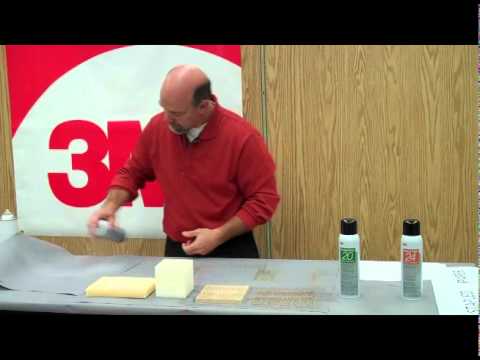 Demonstration of industrial adhesive