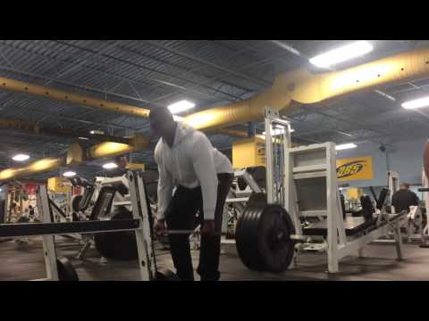 Touch and Go Deadlift, 505 pounds x 5