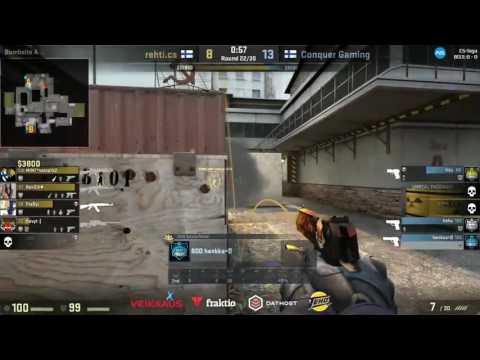 Conquerin henkka napsii neljä rehti.cs:n pelaajaa Deaglella