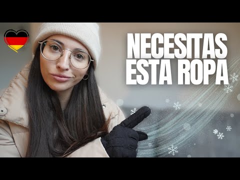 Qué ropa necesito para EL FRIO de ALEMANIA?! Estas son las prendas que considero ESENCIALES 👌🥶
