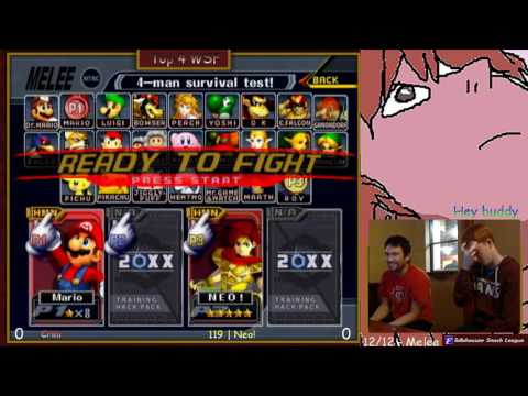 PPMelee12/12 - Crim (CaptainFalcon, Mario) Vs. 119 | Neo! (Roy) - WSF