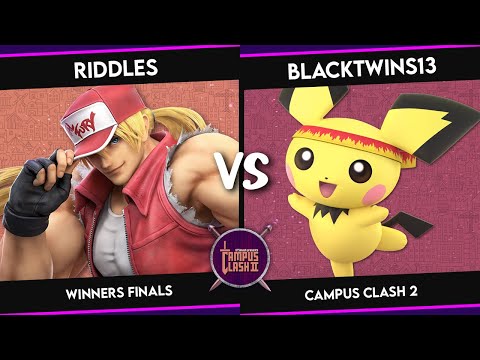 UTSmash's Campus Clash 2 | Blacktwins13 (Aegis, Pichu) vs Riddles (Kazuya, Terry) | Winners Finals