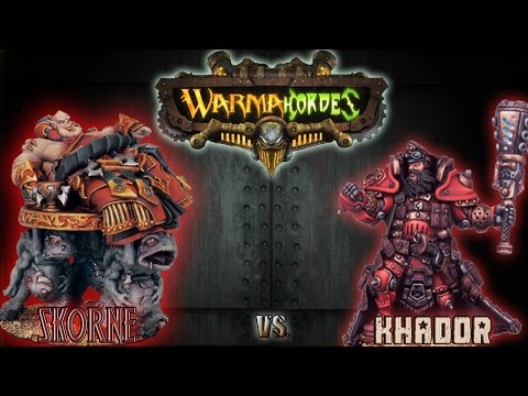 Warmachine & Hordes - Skorne (Rasheth) vs. Khador (Harkevich) - 75pt Battle Report