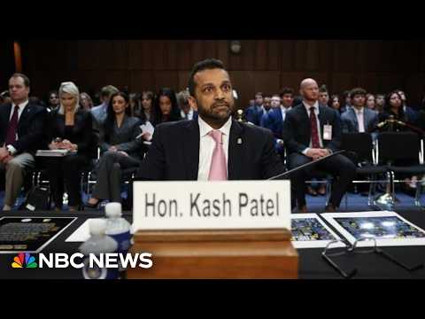 FBI Director Patel clashes with lawmakers during Senate Judiciary hearing