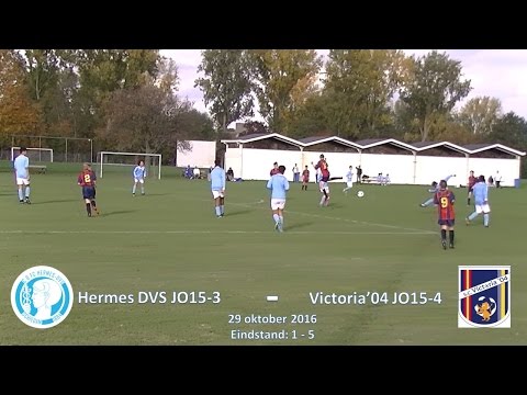Samenvatting 1e helft Hermes DVS JO15-3 -  Victoria'04 JO15-4