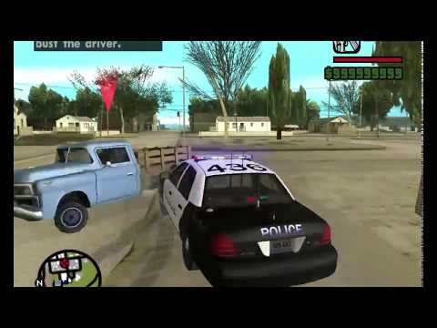 SAPD:FR - GTA San Andreas First Response - Traffic Stop that leads to a short chase + arrest