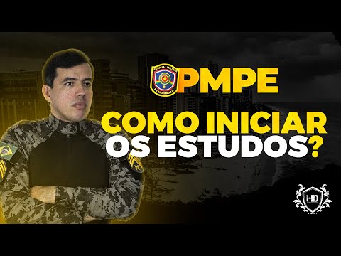 CONCURSO PMPE - COMO INICIAR OS ESTUDOS PARA PMPE