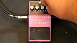 Video thumbnail for Pedal BOSS Hi Band Flanger HF-2 Demo by Berger