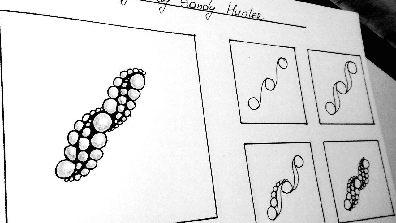 AKOYA BY SANDY HUNTER || Zentangle