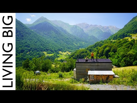 High in the French Mountains They Built Their Dream Tiny Home