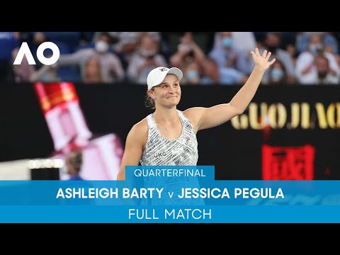 Ashleigh Barty v Jessica Pegula Full Match (QF) | Australian Open 2022