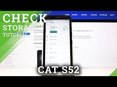How to Check Available Storage in CAT S52 - Free Up Space