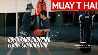 Downward Chopping Elbow Combination