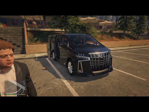 A holiday trip for Michael's family with Toyota Alphard mod || Gta 5 mod