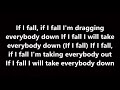 five finger death punch - if i fall (lyrics)