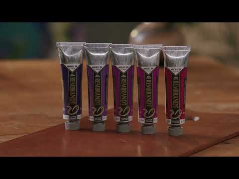 Rembrandt oil colour - violet shades