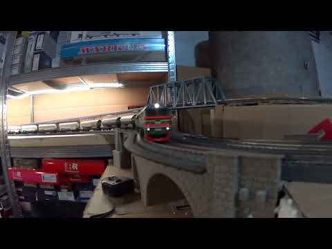 H0 Regalanlage ESU 24 Gaskesselwagen Vorbeifahrt