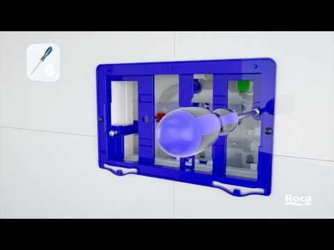 PL6 Dual Operating Plate   Installation   Roca