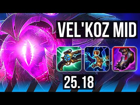 VEL'KOZ vs SYNDRA (MID) | 800+ games | EUW Master | 25.18