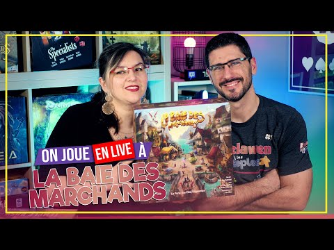 [Règles & Partie] LA BAIE DES MARCHANDS chez Super Meeple | Capitaine vs Chronomancien| 2 Joueurs |