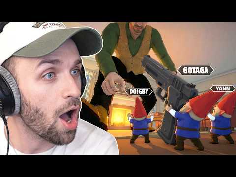 4 NAINS DE JARDIN vs 1 GÉANT (Burglin Gnomes)