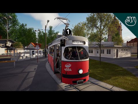 Nachtschiene Linie 1 Kurzführung bis Oper - E1+c3 | TramSim Vienna