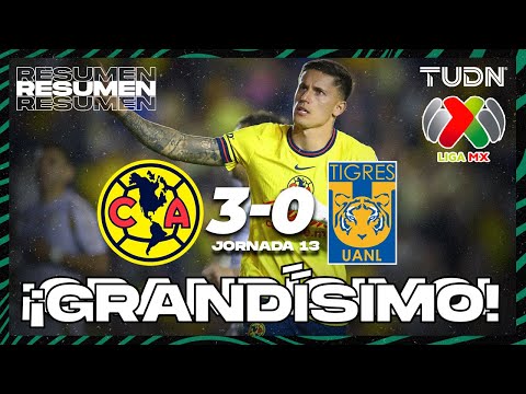 Resumen y goles | América 3-0 Tigres | Liga MX - Jornada 13 CL25 | TUDN