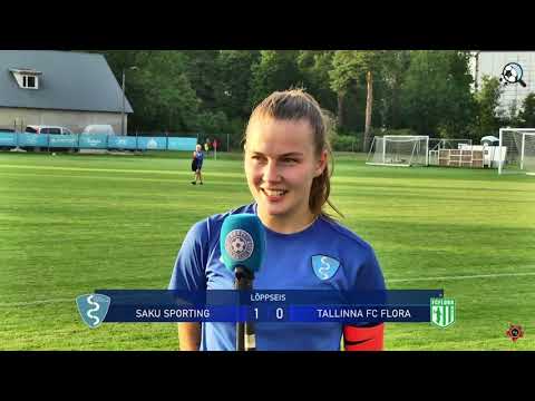 NML 15. voor: Saku Sporting – Tallinna Flora 1:0, Grete Dauti intervjuu