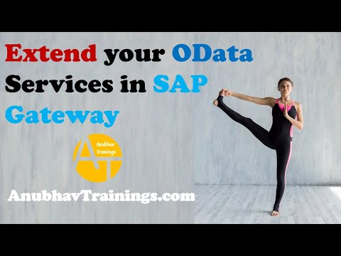 How to Extend an SAP OData Service in Gateway|Fiori Extension Scenario| contact@anubhavtrainings.com