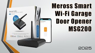 Meross Smart WiFi Garage Door Opener MSG200, 2025