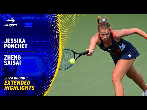 Jessika Ponchet vs. Zheng Saisai Extended Highlights | 2024 US Open Round 1