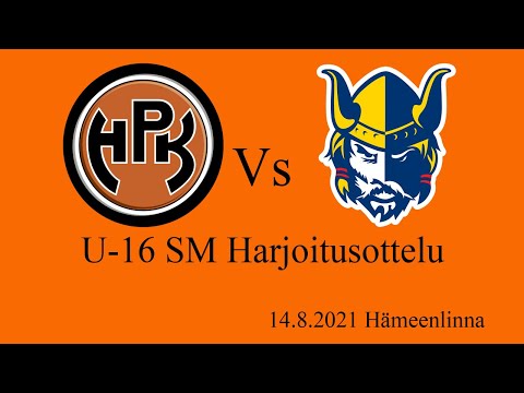HPK Vs JUKURIT U-16 SM harjoitusottelu 14.8.2021 Hakio, Hämeenlinna