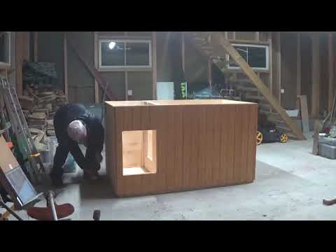 Montering av hundehus