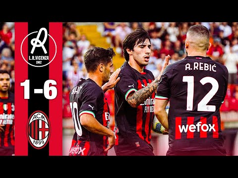Six-goal win in pre-season friendly | Vicenza 1-6 AC Milan Highlights