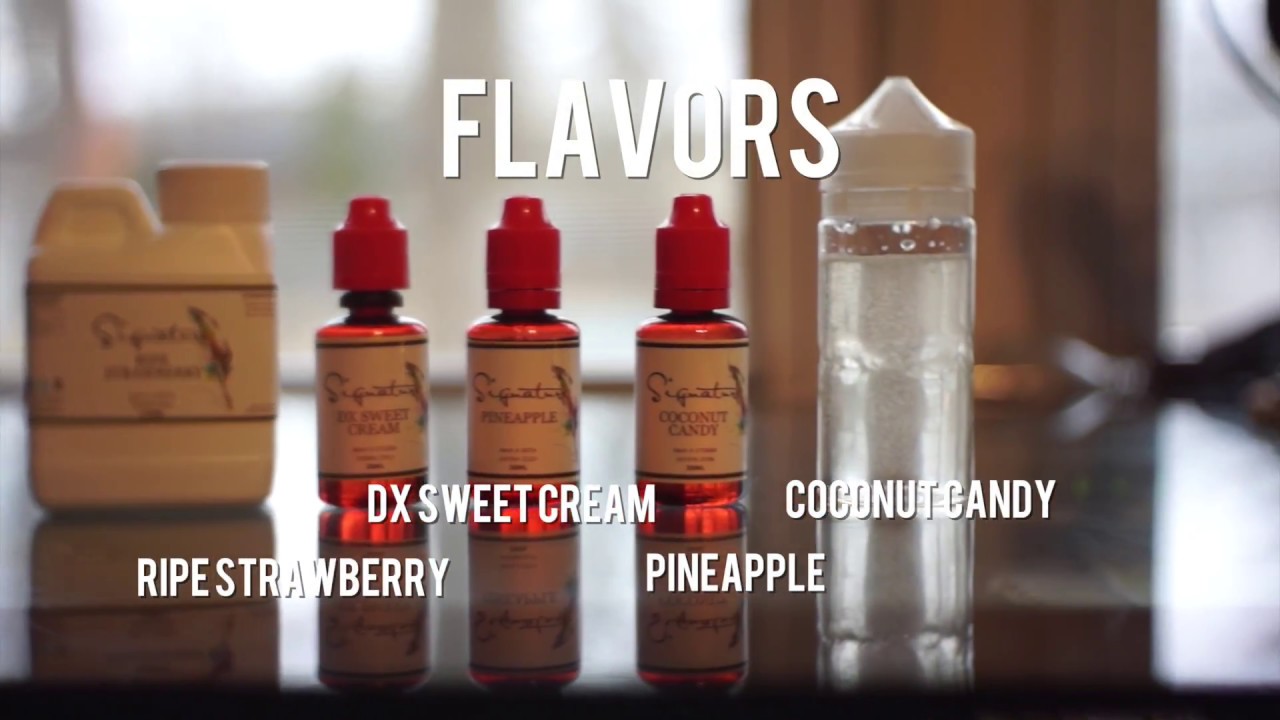 DIY Vape Juice Clone of Naked Lava Flow - How To Make Your Own
