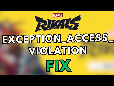 Steam Community :: Video :: How to Fix 'Exception_Access_Violation ...