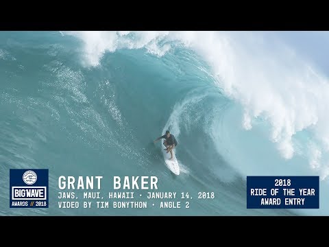 Grant Baker at Jaws 2  - 2018 Ride of the Year Award Entry - WSL Big Wave Awards