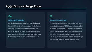 HEDGE ve VİOP İşlemleri