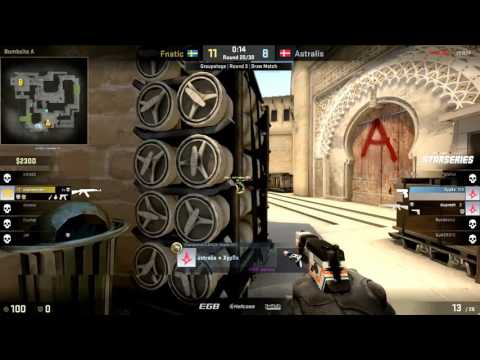 [Fnatic vs. Astralis] | gla1ve Pistol Triple Insane Play